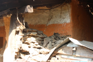 Earthquake damage Mauja